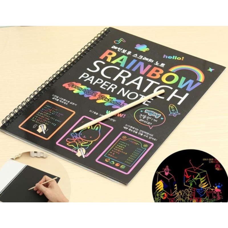 Scratch Paper Manufacturer - OEM Hand-Painted Craft Paper