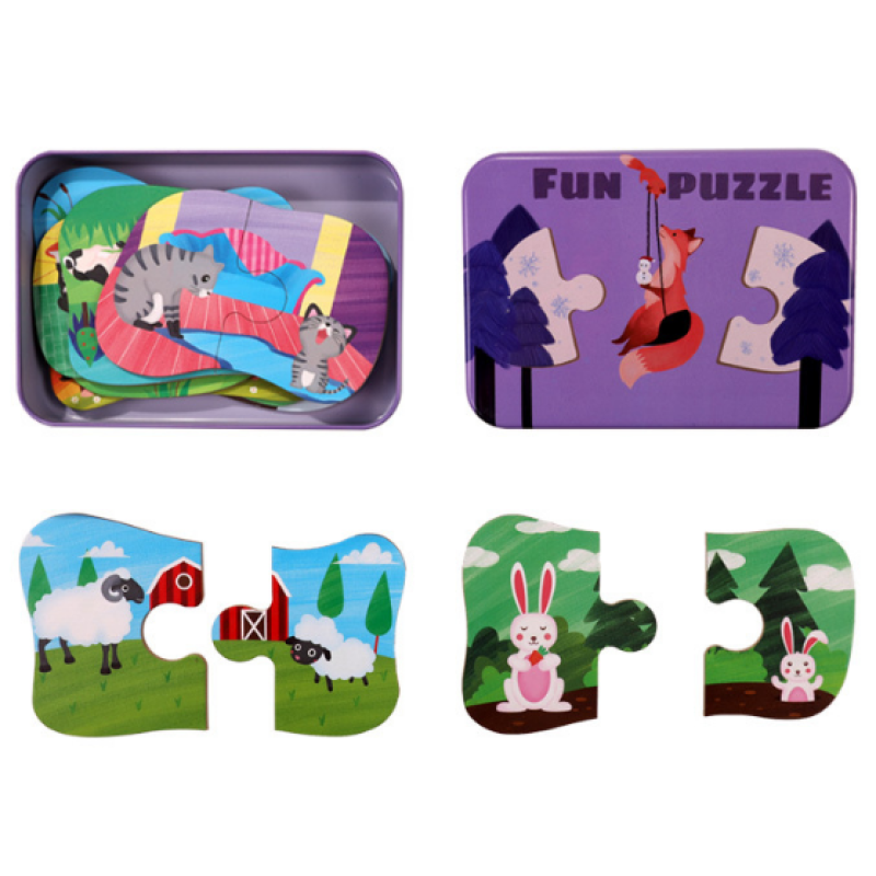 Wooden Puzzle Factory - Custom Cartoon Animal Puzzle