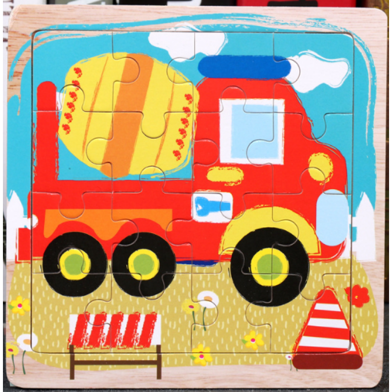 Wooden Puzzle Factory - Custom Vehicle Cognitive Puzzle