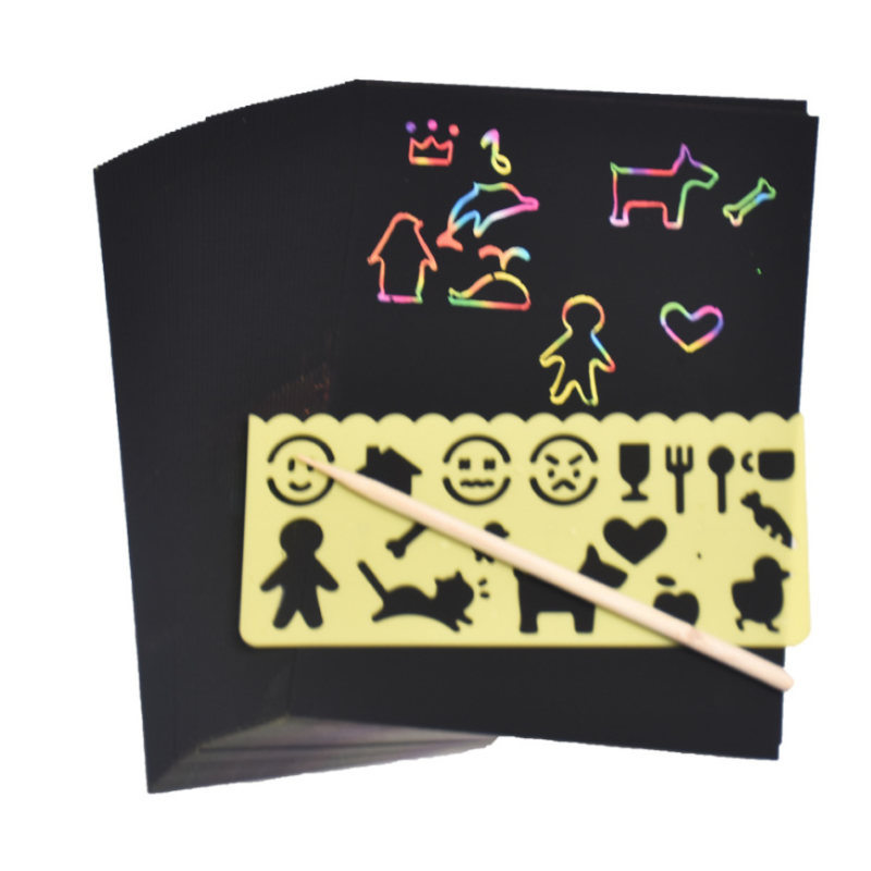 Scratch Paper Manufacturer - OEM Magic Color Paper Book