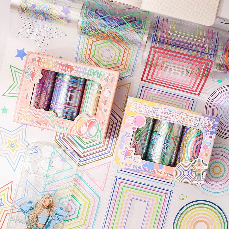 Scrapbook Supplies Manufacturer - OEM Geometric Stickers