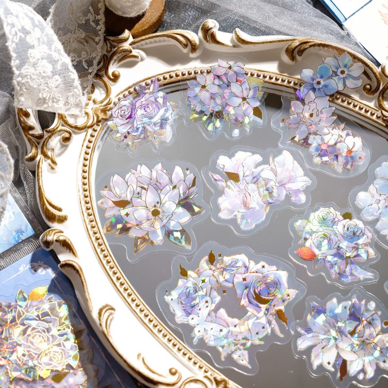 Scrapbook Supplies Factory - Custom PET Gold Stickers