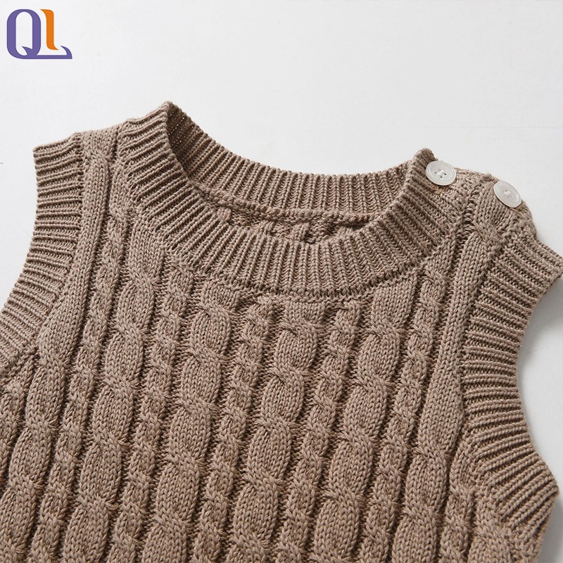 Baby Overalls Supplier - Knitted Sleeveless