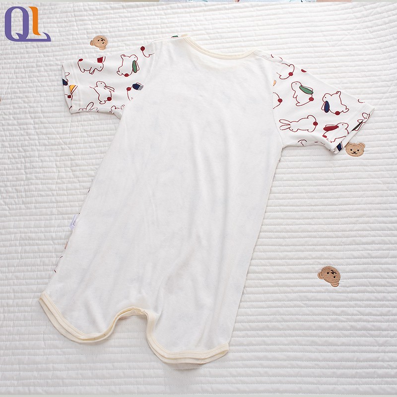 Bamboo Romper Supplier - Animal Print Short