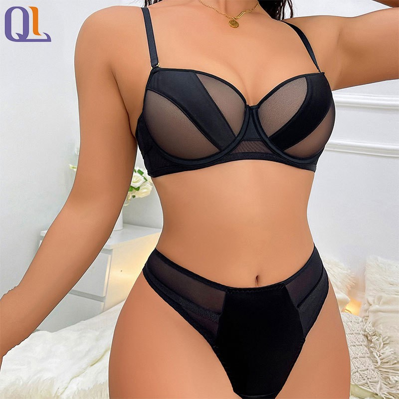 Mesh Bra Set Supplier - European American Sexy