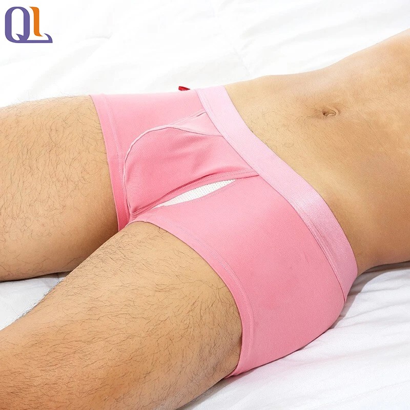 Open Front Underwear Supplier - Cotton Sexy Boxer