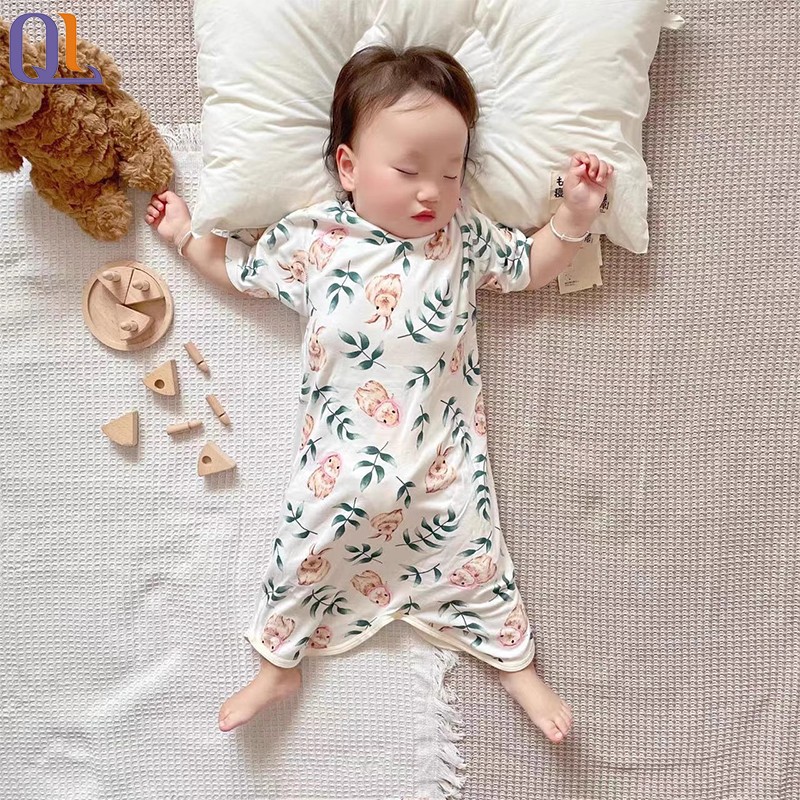 Bamboo Romper Supplier - Animal Print Short