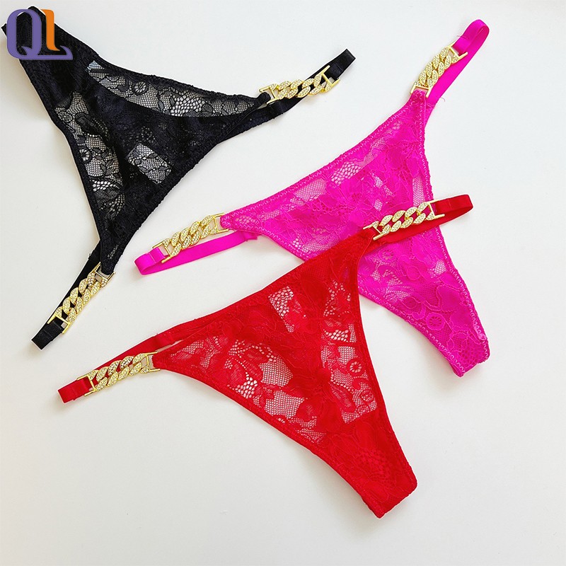 Sexy Thongs Factory - Women Metal Diamond