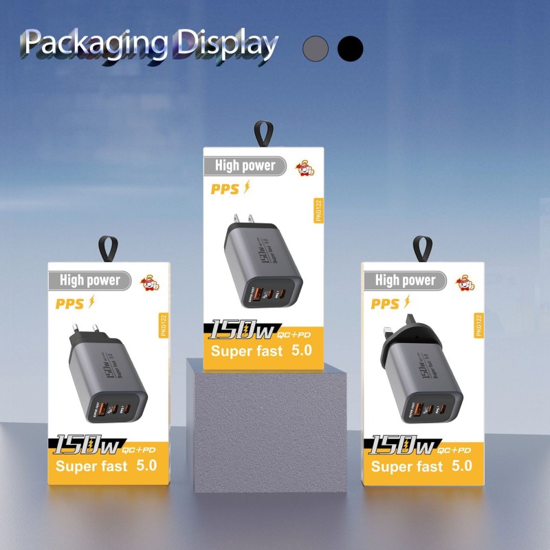 Wall Charger Manufacturer - OEM 150W Dual Port Charger