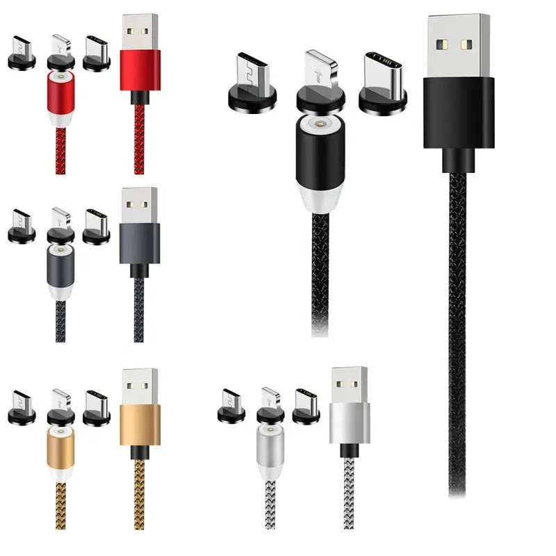 Data Cable Manufacturer - OEM Magnetic USB 3 in 1 Cable