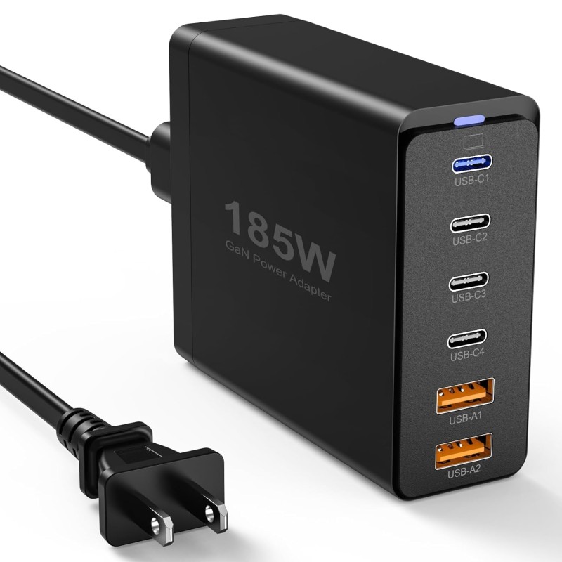 Wall Charger Factory - Custom 185W GaN Charging Station