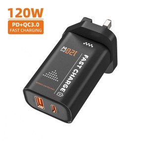 Wall Charger Factory - Custom 120W 2-Port Fast Charger