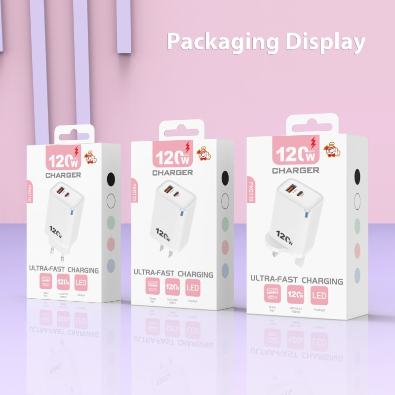 Wall Charger Manufacturer - OEM 120W PD Fast Charger