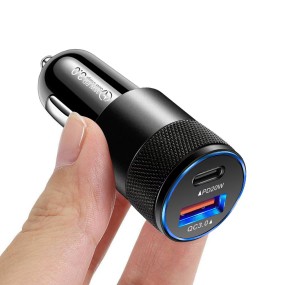 Car Charger Manufacturer - OEM 38W PD QC3.0 Car Charger