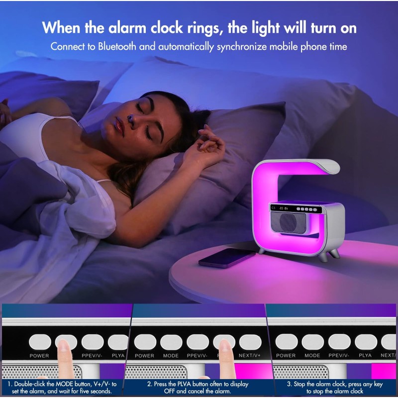 Wireless Charger Manufacturer - OEM Alarm Clock Wireless Charger