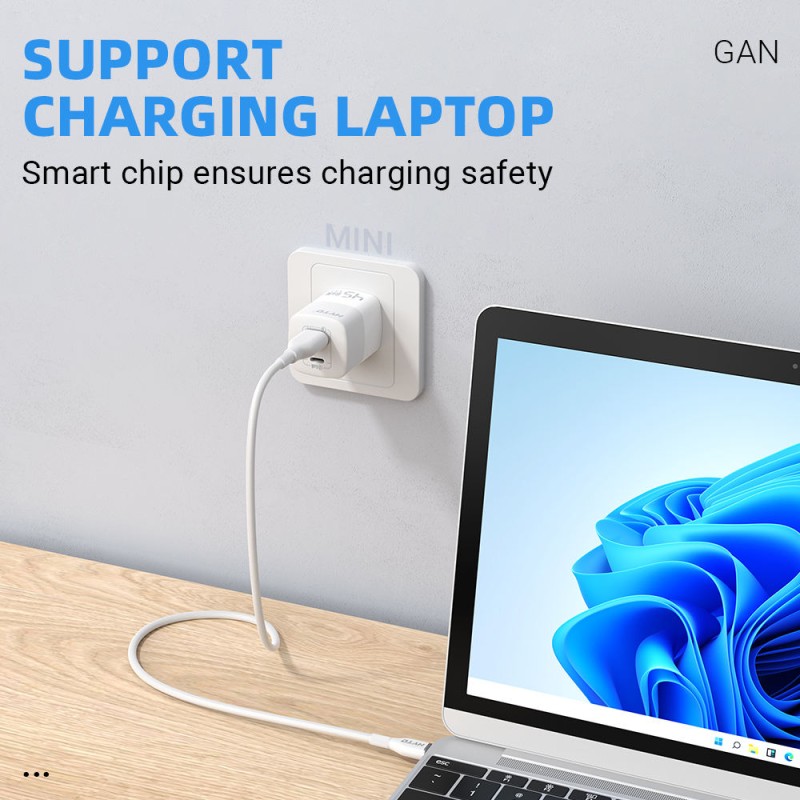 Wall Charger Manufacturer - OEM 45W GaN Dual Port Charger