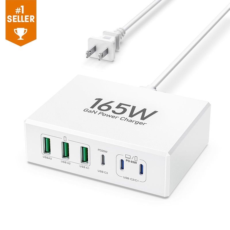 Wall Charger Manufacturer - OEM 165W USB C Charging Hub