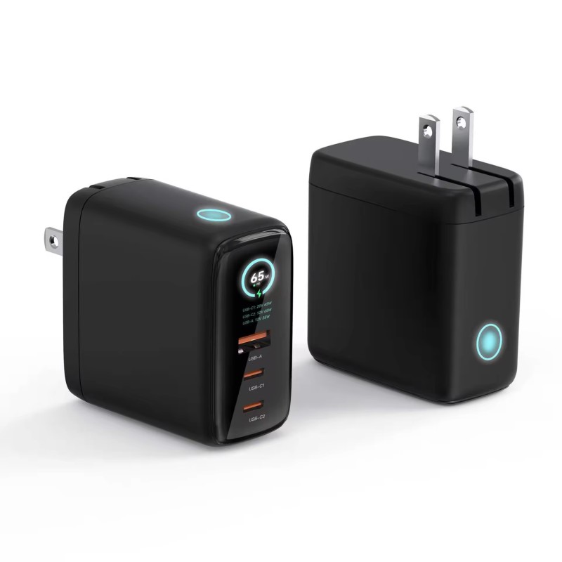 Wall Charger Manufacturer - OEM 65W 3-Port GaN Adapter