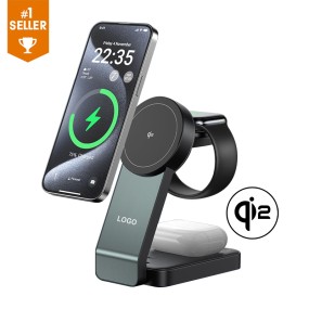 Wireless Charger Manufacturer - OEM QI2.0 3 in 1 Stand