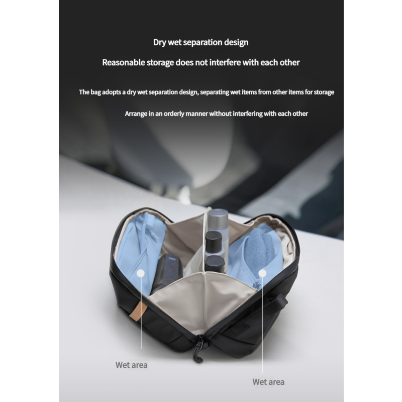 Toiletry Bag Factory - New Foldable Zipper