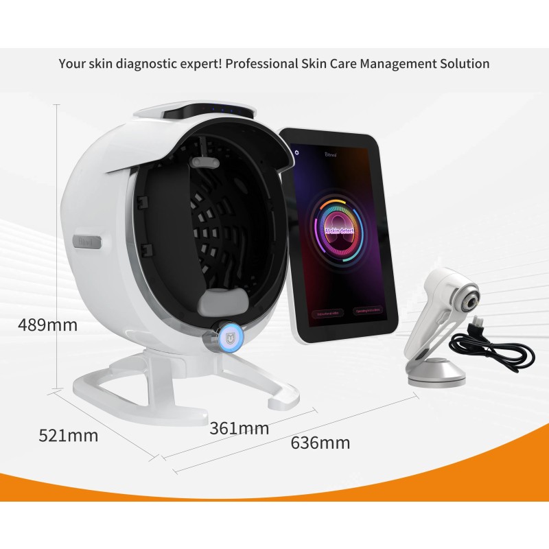 2025 Portable Facial Skin Analyzer Machine 3D  AI for Skin Analysis Beauty Salon
