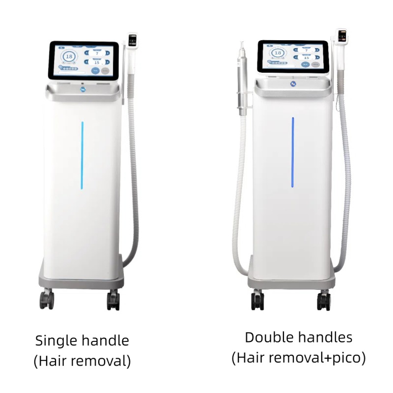 2 in 1 New 2025  Diode Laser  810Nm Diode Laser with Pico Nd Yag  Laser Hair Removal Machine