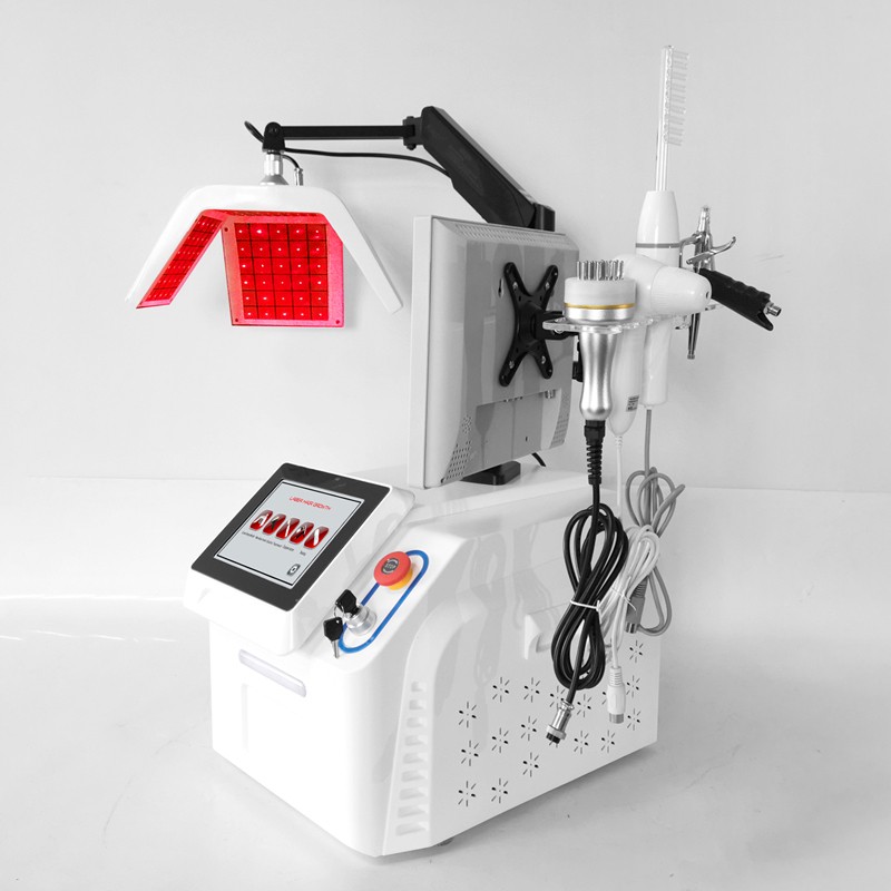 SNKOO Home/Salon Use Beauty Equipment Vertical Scalp Analyzer with Red Light Therapy Laser Machine for Hair Regrowth and Growth