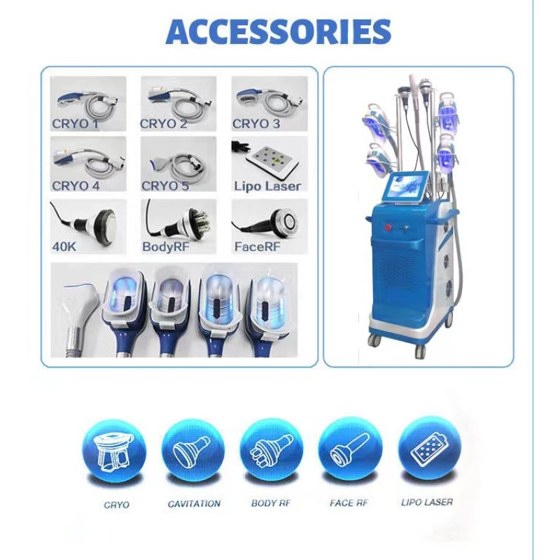 2025 Hot Sales Cryo360 Machine Cryo Cool  Fat Freezing Slimming Machine for Face Lip Nose Feet Target Areas