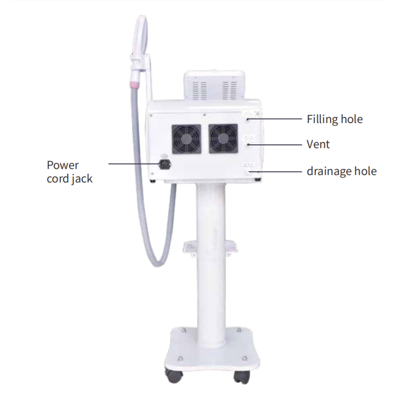 RF Nd Yag Laser CE Approved 1200W 8 Inch Laser Hair Removal Machine No Pain Ipl Hair Removal 2 En 1 Soprano Laser Technology