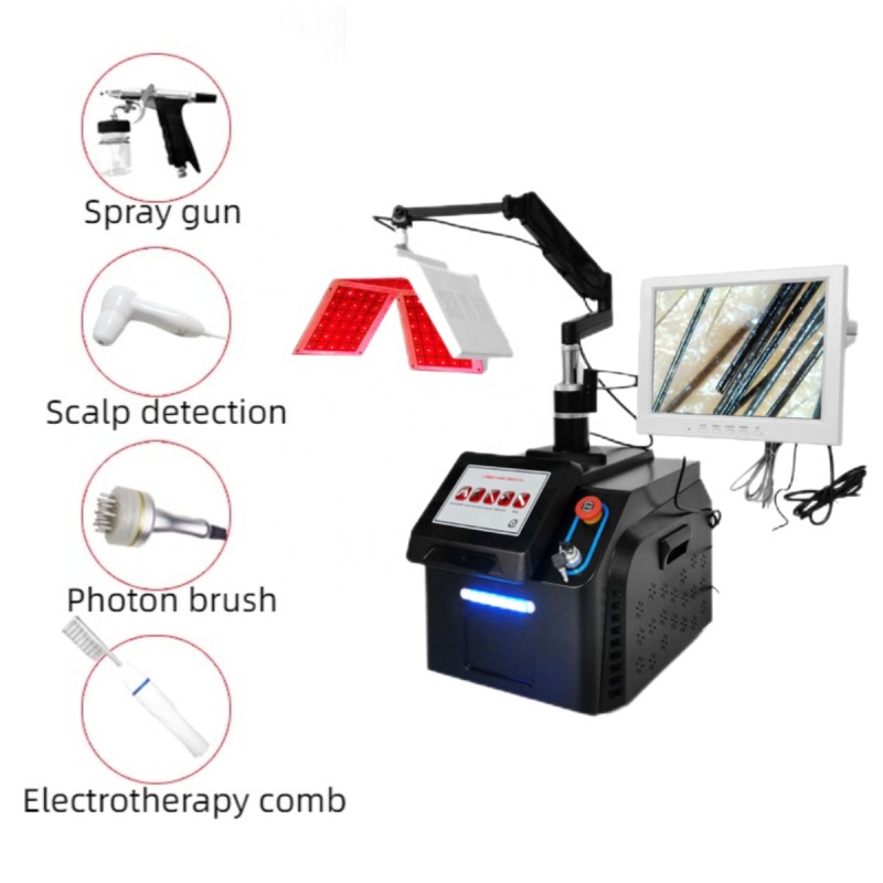 Cavism Most Popular Desktop Scalp Massager Machine Hair Salon Hair Loss Treatment for Hair Regrowth US Plug Type