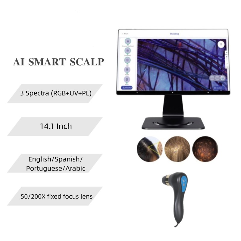 2025  Hair Scalp Analyzer Hair Scalp Machine for Beauty Salon