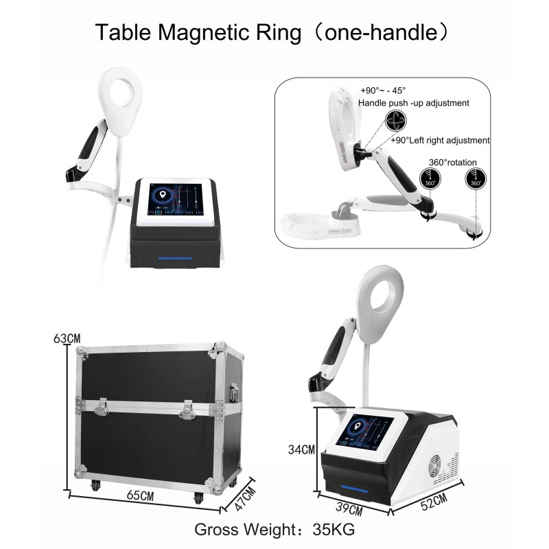 EMS Magnetic Ring Body Sculpting Slimming Machine Fat Burning Muscle Stimulator Function