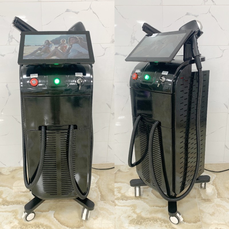 2025 New CE 720W ND YAG+DIODE Laser Two Handles Titanium Laser Carbon Laser Peel Hair Removal Tattoo Removal Machine