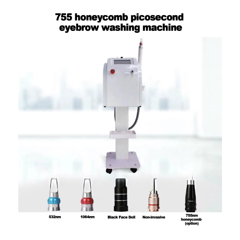 2025 Double Crystal Double Rods Pico Q Switched Nd Yag Laser 1064nm 532nm Picosecond Laser Tattoo Removal Machine Factory Price