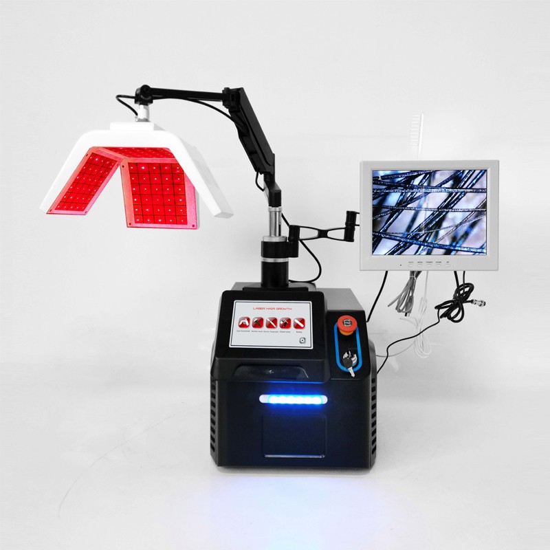 Cavism Hair Salon Scalp Massager Machine Most Popular Laser Hair Loss Treatment US Plug Desktop Type for Head