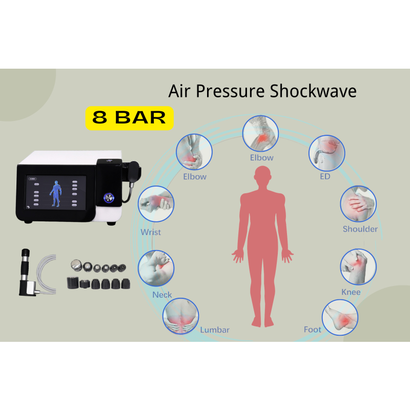 2025 Hot Trend Selling Portable Products Shock Wave Therapy Shock Wave Physiotherapy Equipment Shock Wave Machine