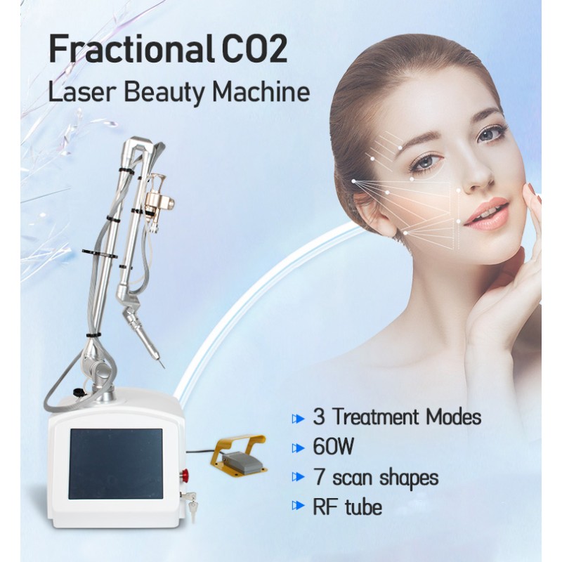 RF Tube EuroStar Fractional CO2 Laser Machine Scar Removal Skin Face Rejuvenation Vaginal Tightening Equipment