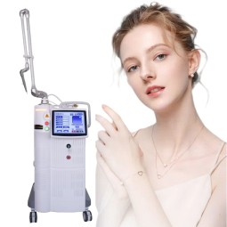 Newest Model 60W Glass Tube Fractional CO2 Laser Skin Beauty Machine Without Water