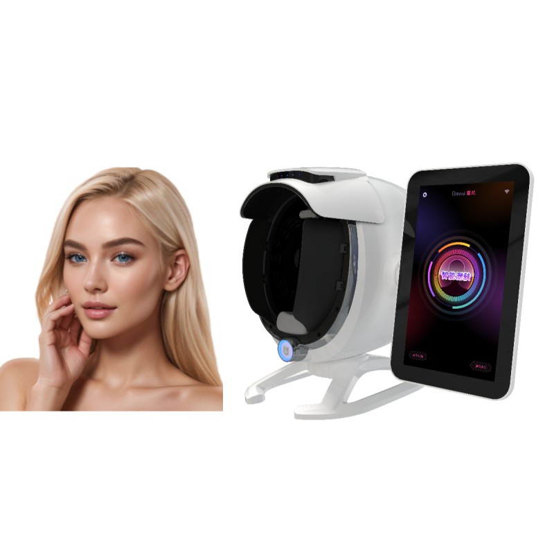 2025 Portable AI Smart Mirror Scanner 3D Facial Skin Analyzer Machine Digital Skin Beauty Analyzer Tester with Screen