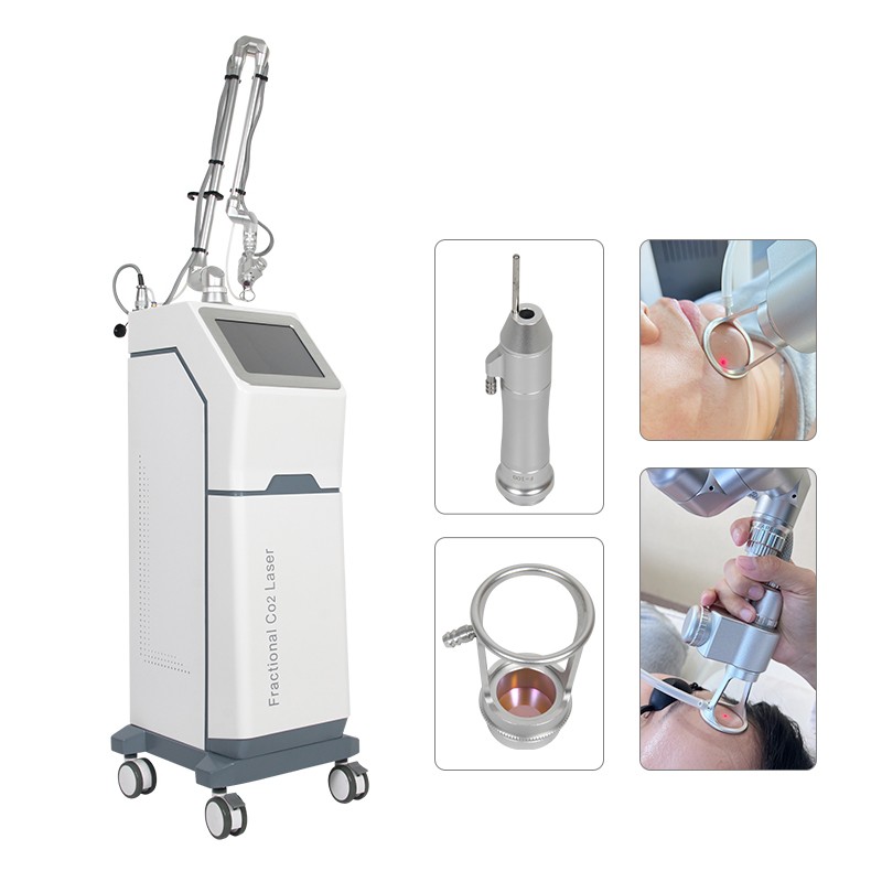 High Power  60W Scar Removal Portable Co2 Fractional Laser Machine for Face Glass Tube RF Tube