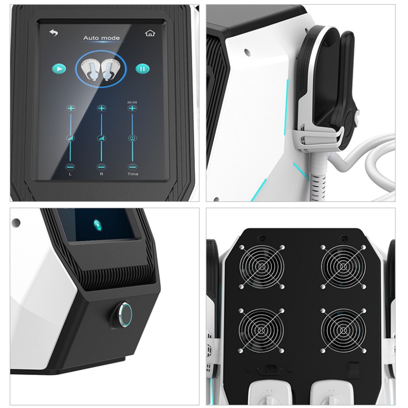 2025 Most Popular Portable Muscle Stimulator Ems Electronic Home Commercial Use Fitness Ems Body Sculpting Machine 2/4 Handles