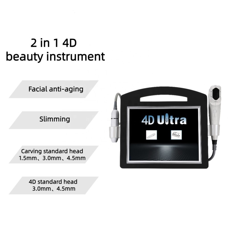 Portable 2 in 1 Radar Carving with 4D Facial Care Machine for Beauty Salon 3.0mm 4.5mm 6.0mm 8.0mm 10.0mm 13.0mm 16.0mm