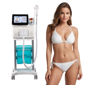 300W Portable Diode Laser Hair Removal 808nm Freezing Point Hair Removal