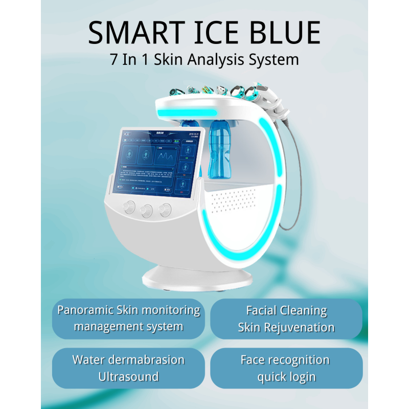 Oxygen Smart Ice Blue Water Microdermabrasion Aqua Jet Peel  Abrasion  Facial Machine