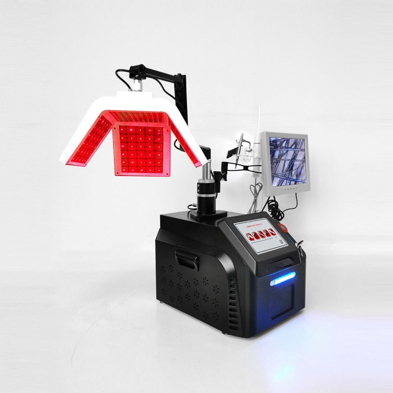 Portable Scalp Analyzer Red Light Therapy Hair Regrowth Treatment Machine for Hair Growth