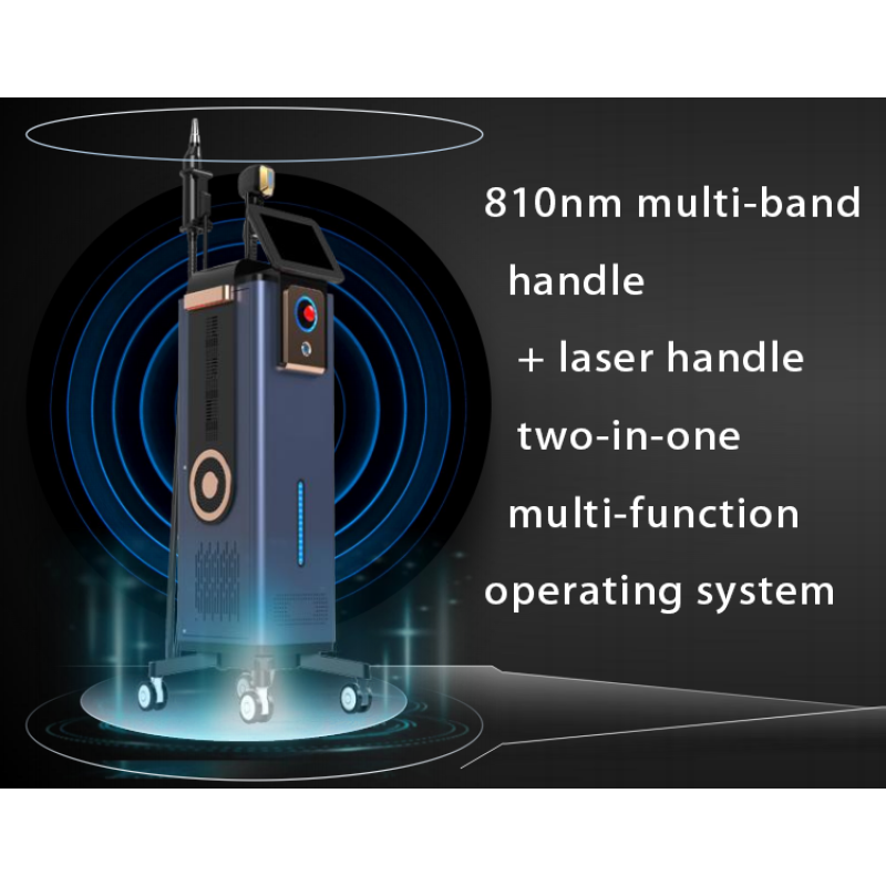 Factory Price 1200W 810nm Picosecond Laser Tattoo Removal Machine Hair Removal Skin Tightening Feature Supports EU UK JP US