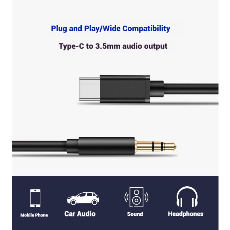Aux Cable Factory - Type-C to 3.5MM