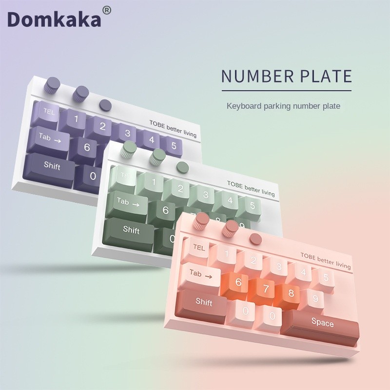 Car Accessories Factory - Custom RGB Backlit Parking Plate