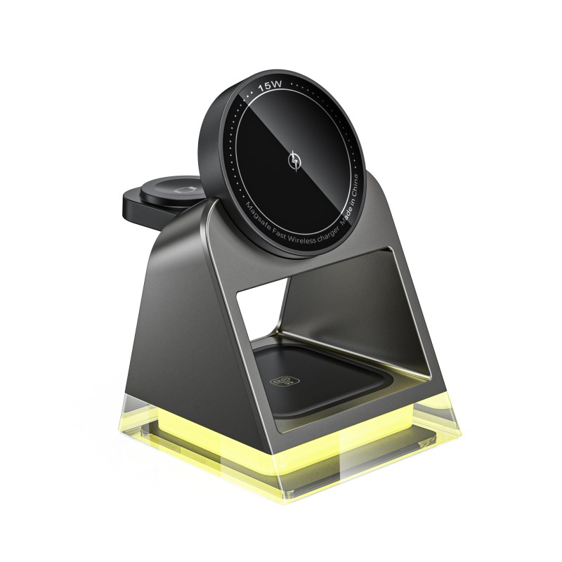 Wireless Charger Factory - Custom 3-in-1 Wireless Power Bank