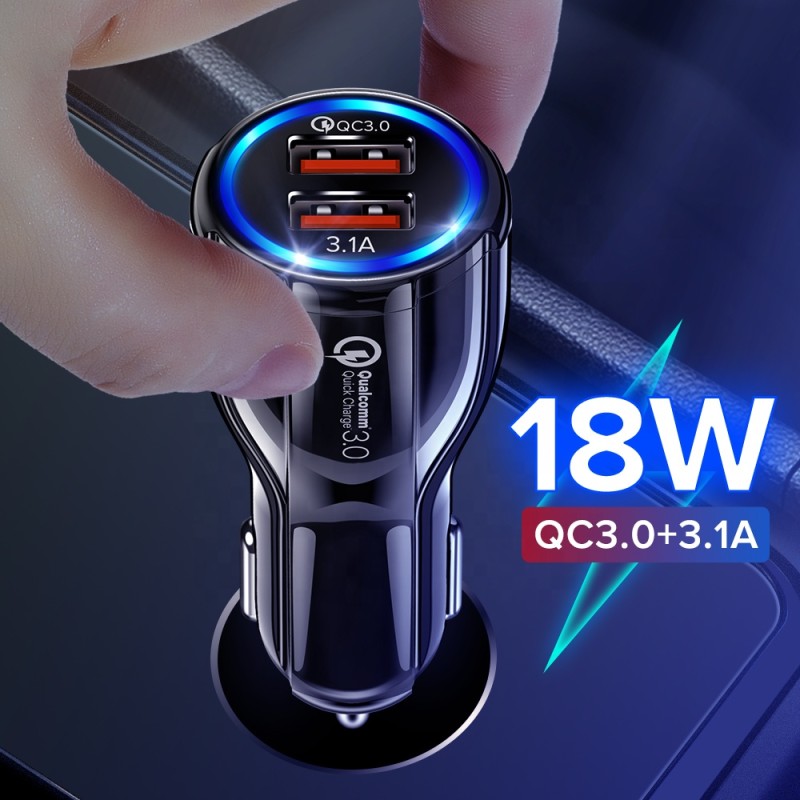 Car Charger Factory - Custom Dual USB Car Adapter
